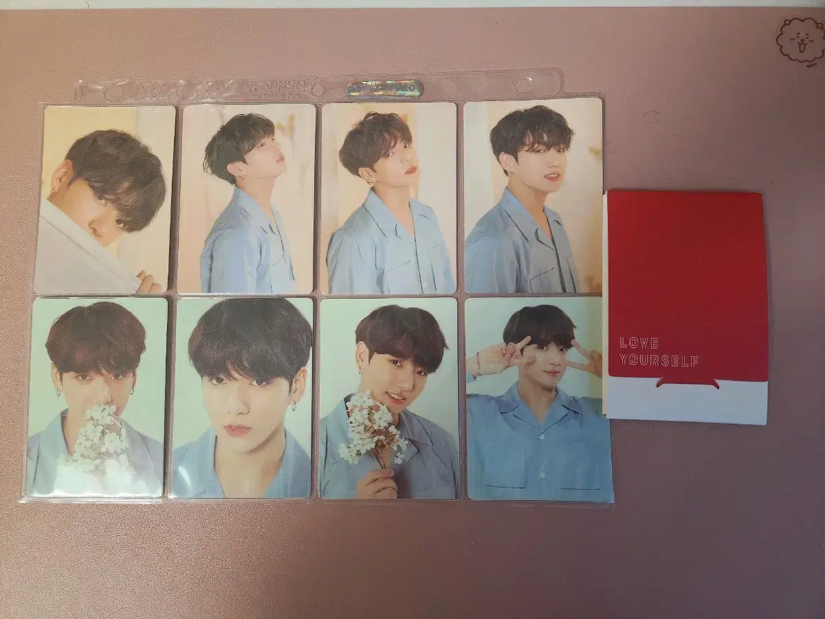 BTS jungkook sells scan photocards