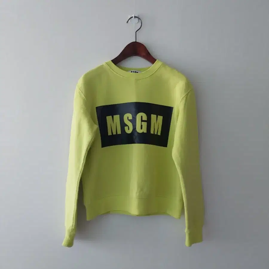 MSGM 형광레몬 맨투맨