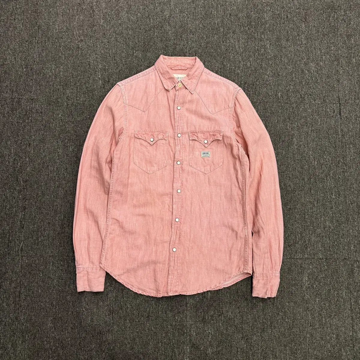 [S] Ralph Lauren Denim and Supply Linen-blend Western Shirt