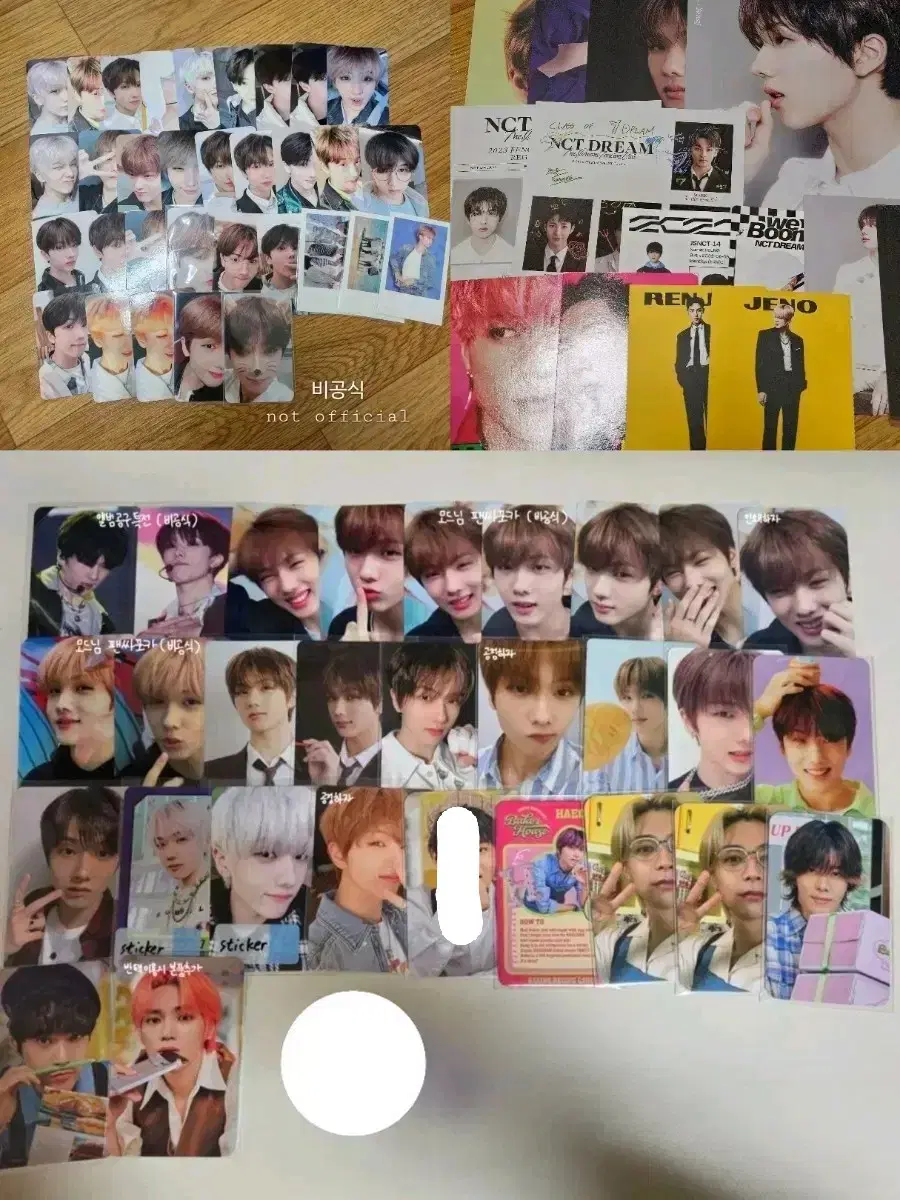 NCT Dream jisung Goods Bulk photocard johnny haechan Yuta