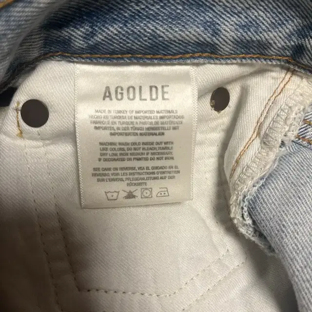 에이골디 Agolde 90S mid rise straight 25