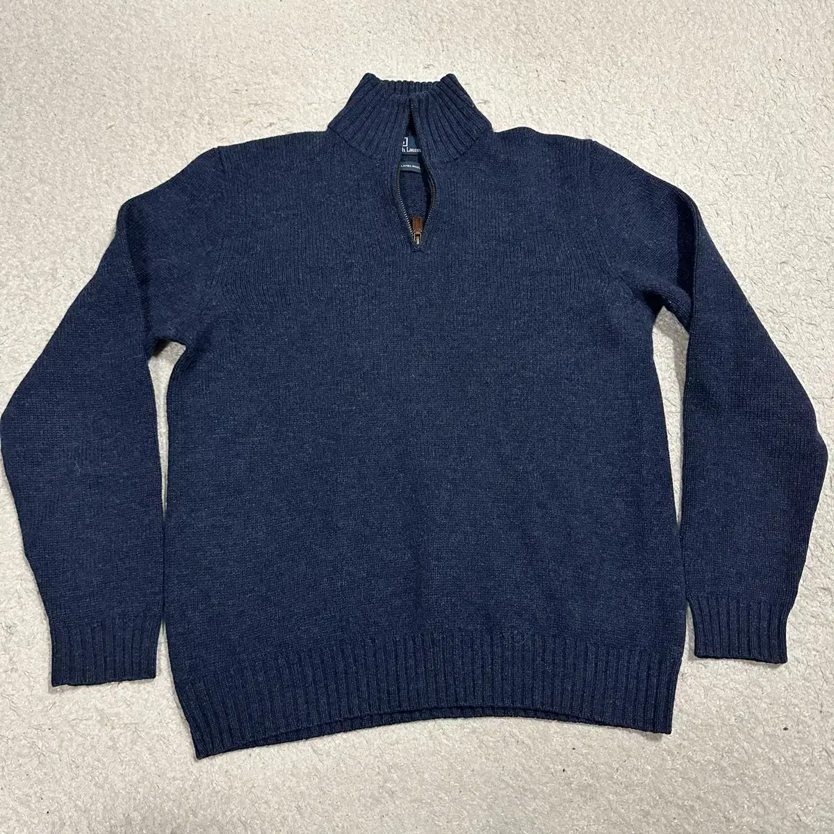 Polo Lambswool Vahn Zip-Up Knit M