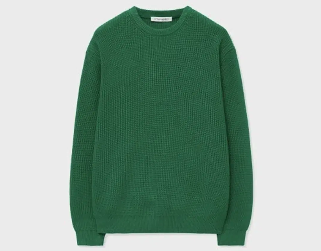 [On sale] Intemporized Hachi Elbow Volume Pullover Knit Green L size