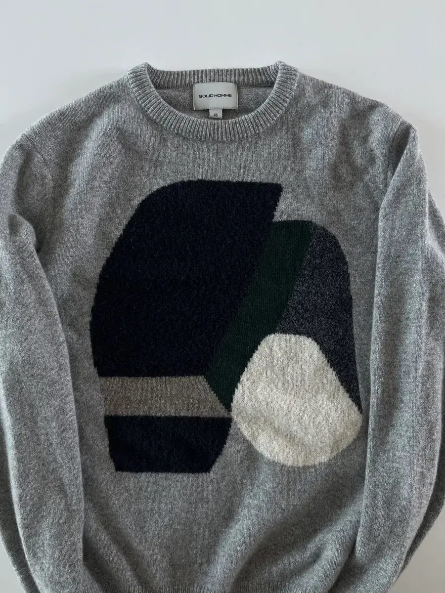 SystemHomme wool knit 95 percent or so