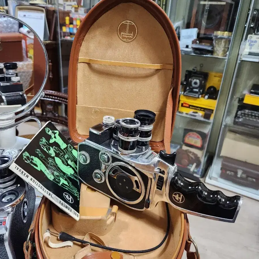 Bolex Pallard D8L 8mm 스위스제 무비카메라 풀세트 3렌즈