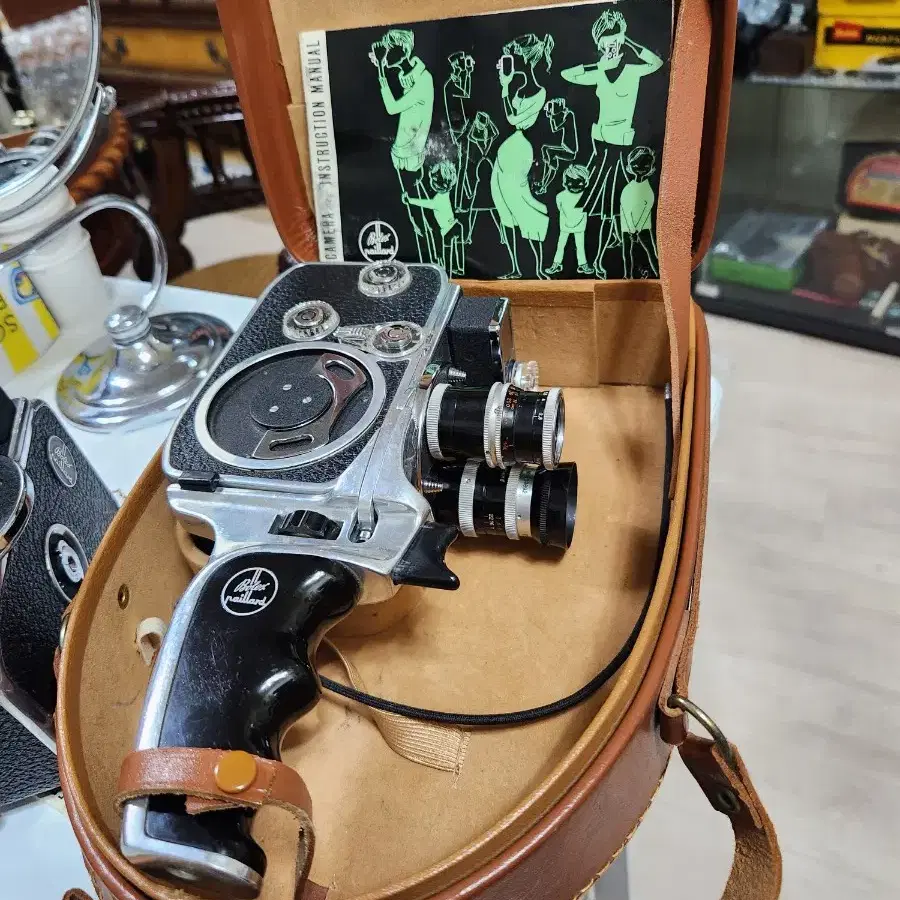 Bolex Pallard D8L 8mm 스위스제 무비카메라 풀세트 3렌즈