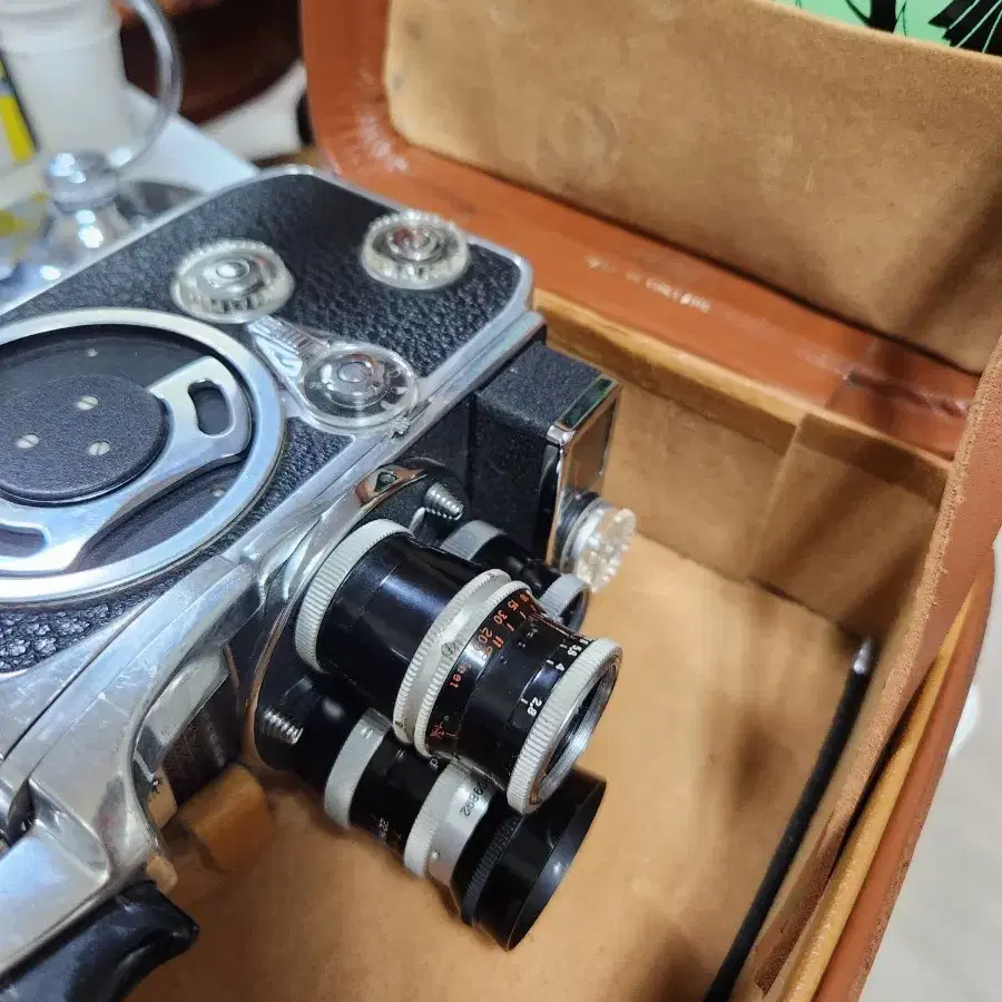 Bolex Pallard D8L 8mm 스위스제 무비카메라 풀세트 3렌즈