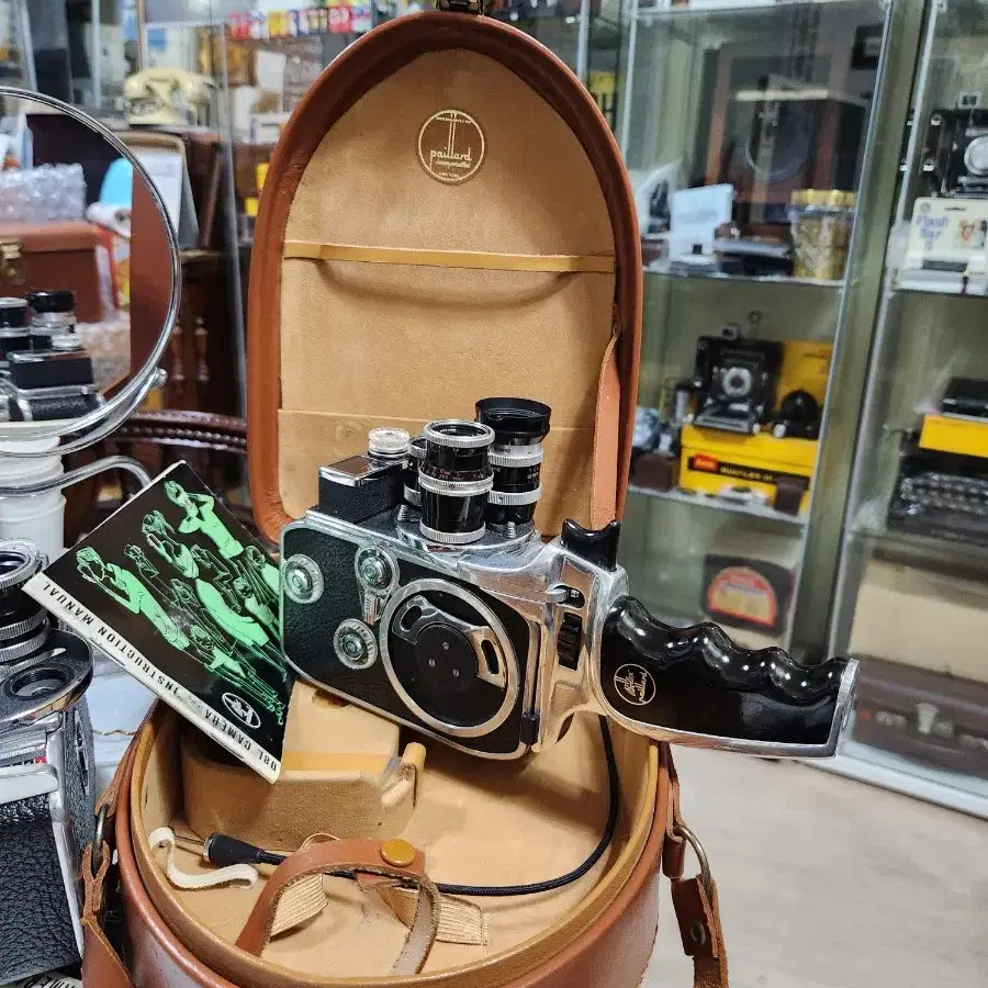 Bolex Pallard D8L 8mm 스위스제 무비카메라 풀세트 3렌즈