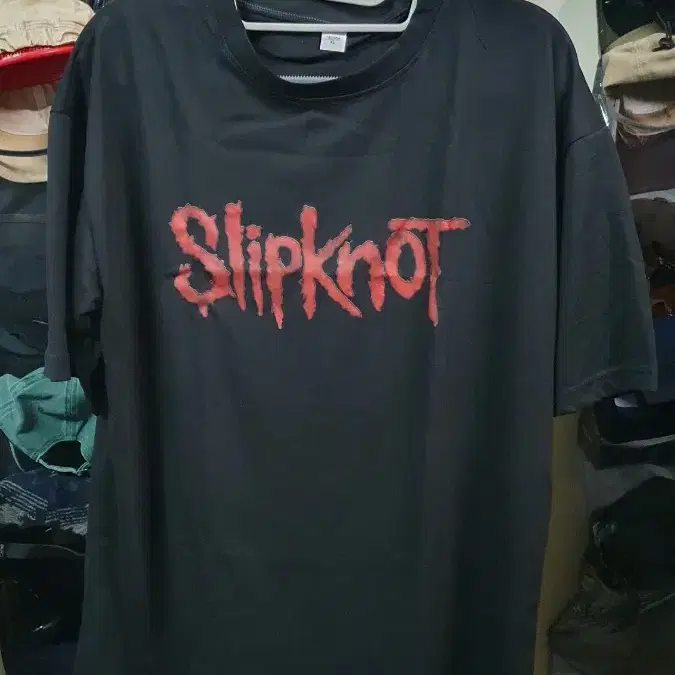 새상품)Slipknot(슬립낫) 남녀공용 코튼혼방 반팔티셔츠 XL