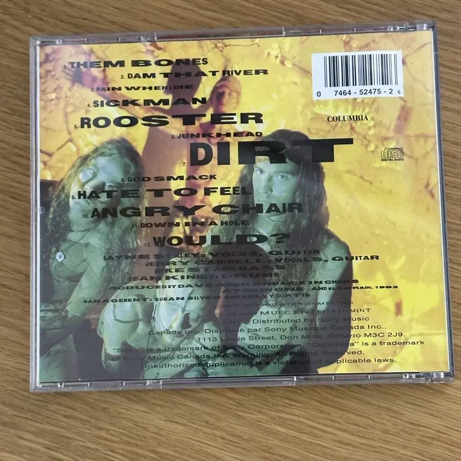 Alice in chains / Dirt 미국반