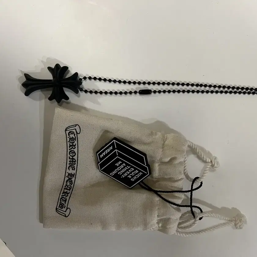 ★Chrome Hearts Silichrome CH Cross Pendant Black 2023★ Chrome Hearts】Silichrome CH Cross Pendant Black 2022/2023