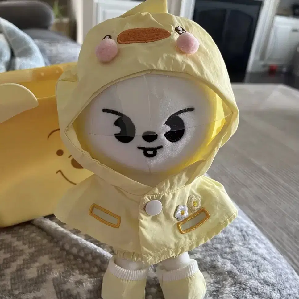 20cm 오리 우비 인형옷