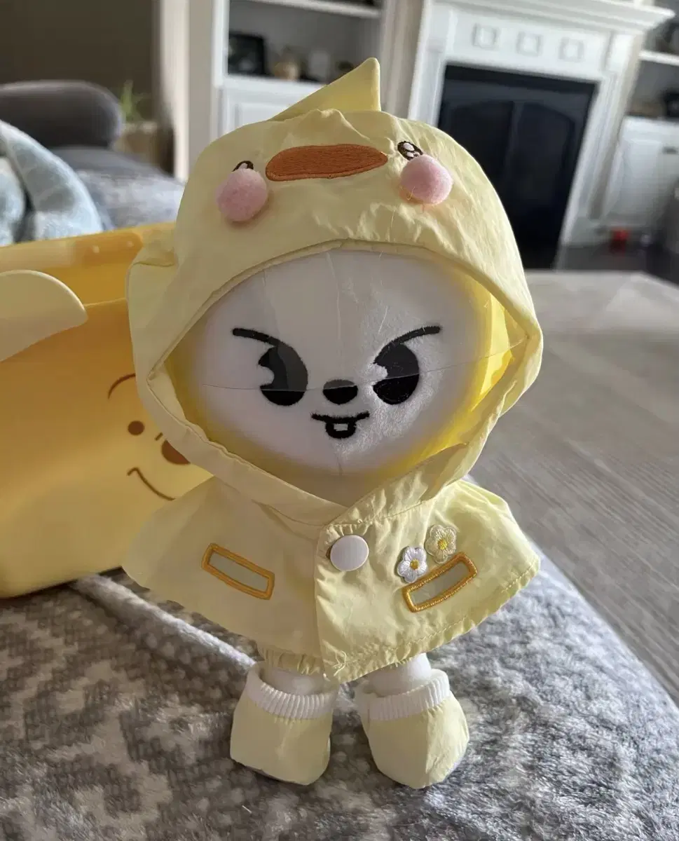 20cm 오리 우비 인형옷