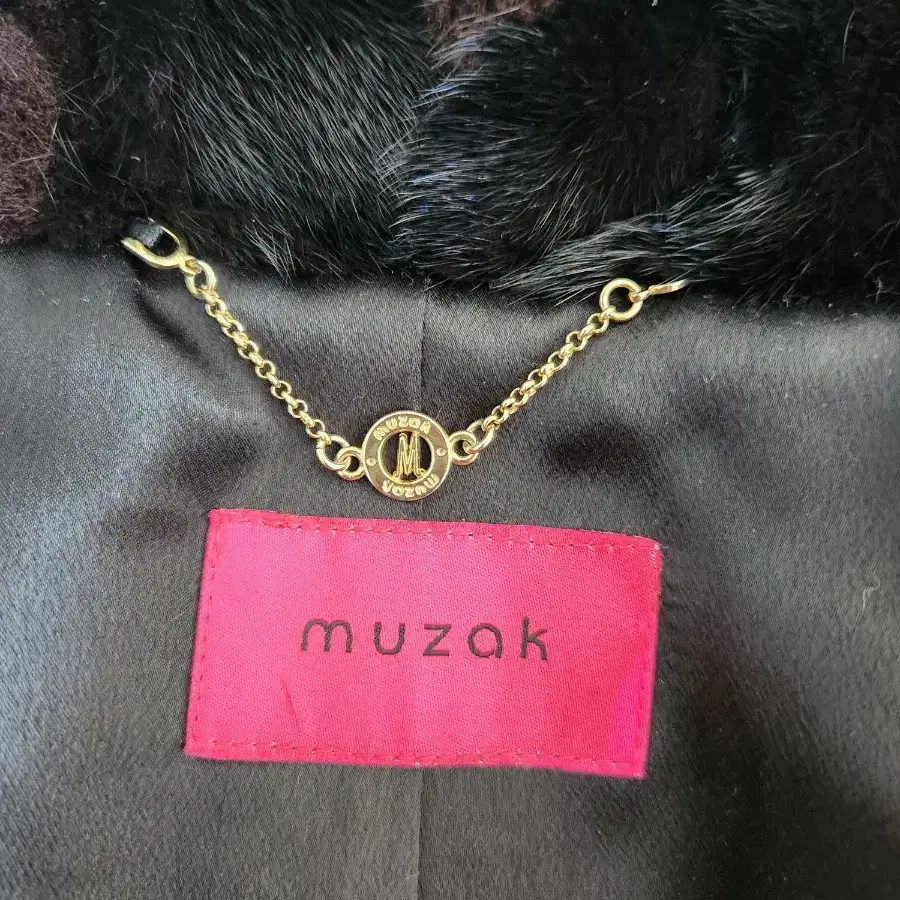 muzak)후드밍크코트