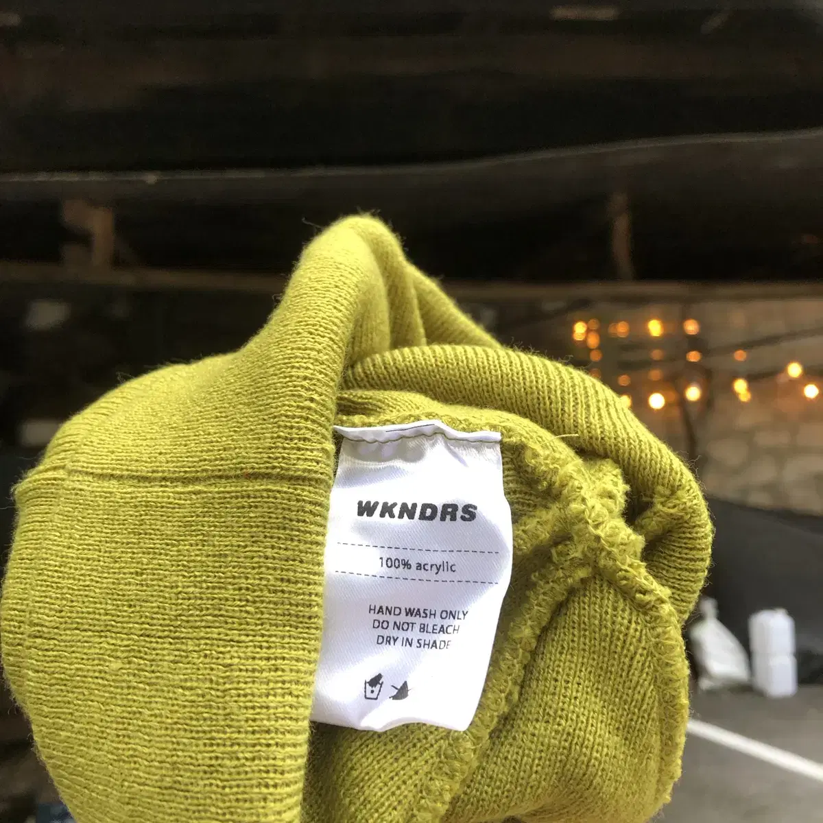 Vintage WKNDRS green beanie