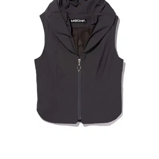 MSCHF nylon evening vest charcoal