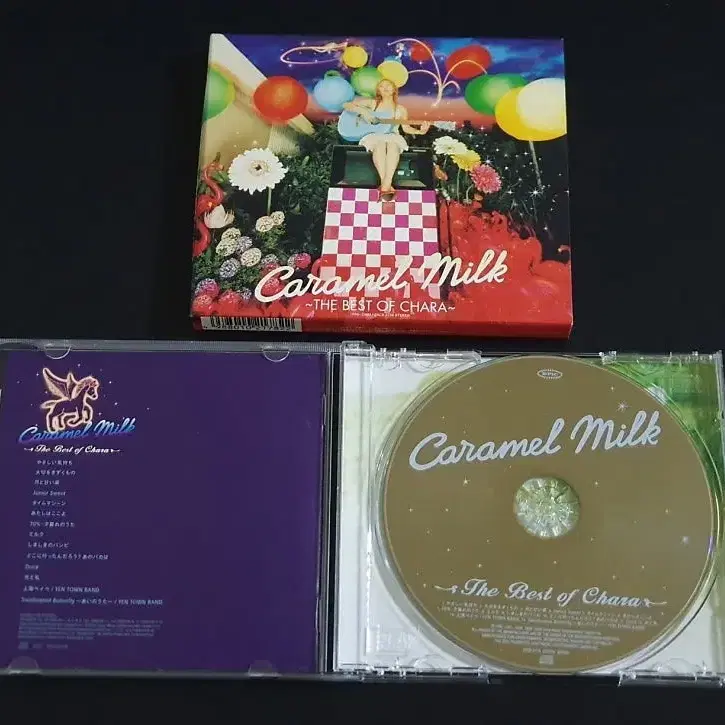 CHARA 챠라 베스트 앨범 Caramel Milk 한정반 옌타운밴드