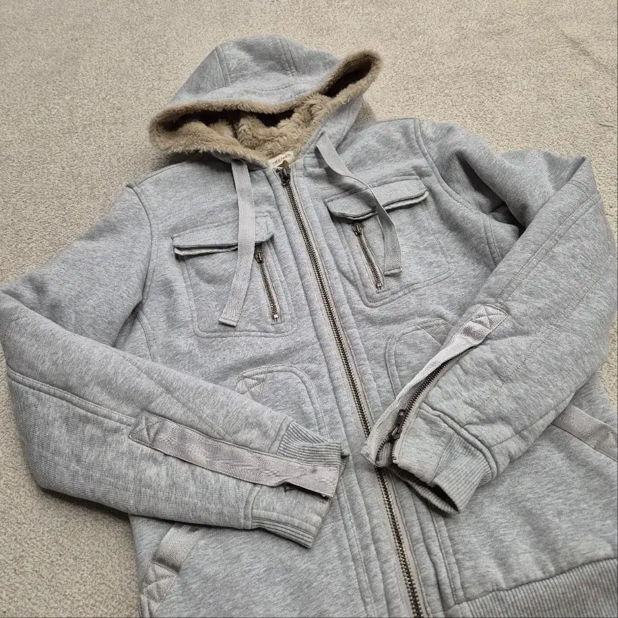 [ Genuine/L ] Diesel DIESEL Fleece hood zip up