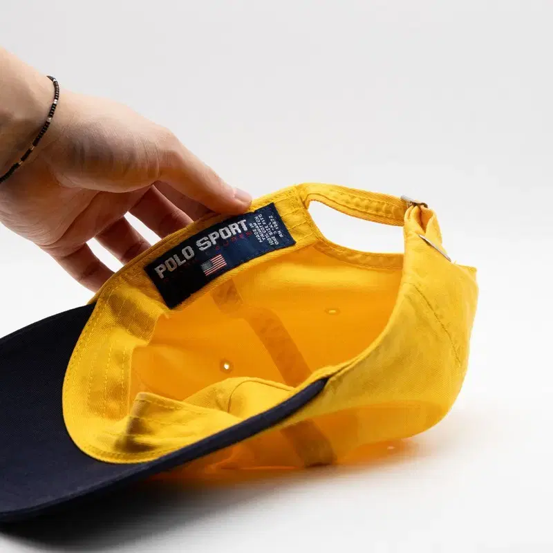 POLO SPORT TWO TONE YELLOW/NAVY HAT