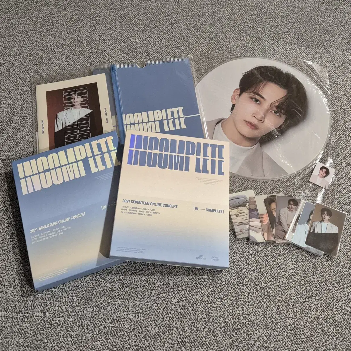 세븐틴 인컴플릿 DVD&블루레이, 정한 트레카 등 일괄 양도