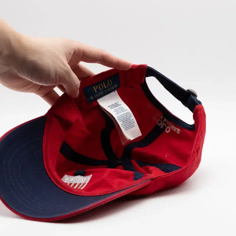 POLO RALPH LAUREN SHIELD PATCH RED HAT