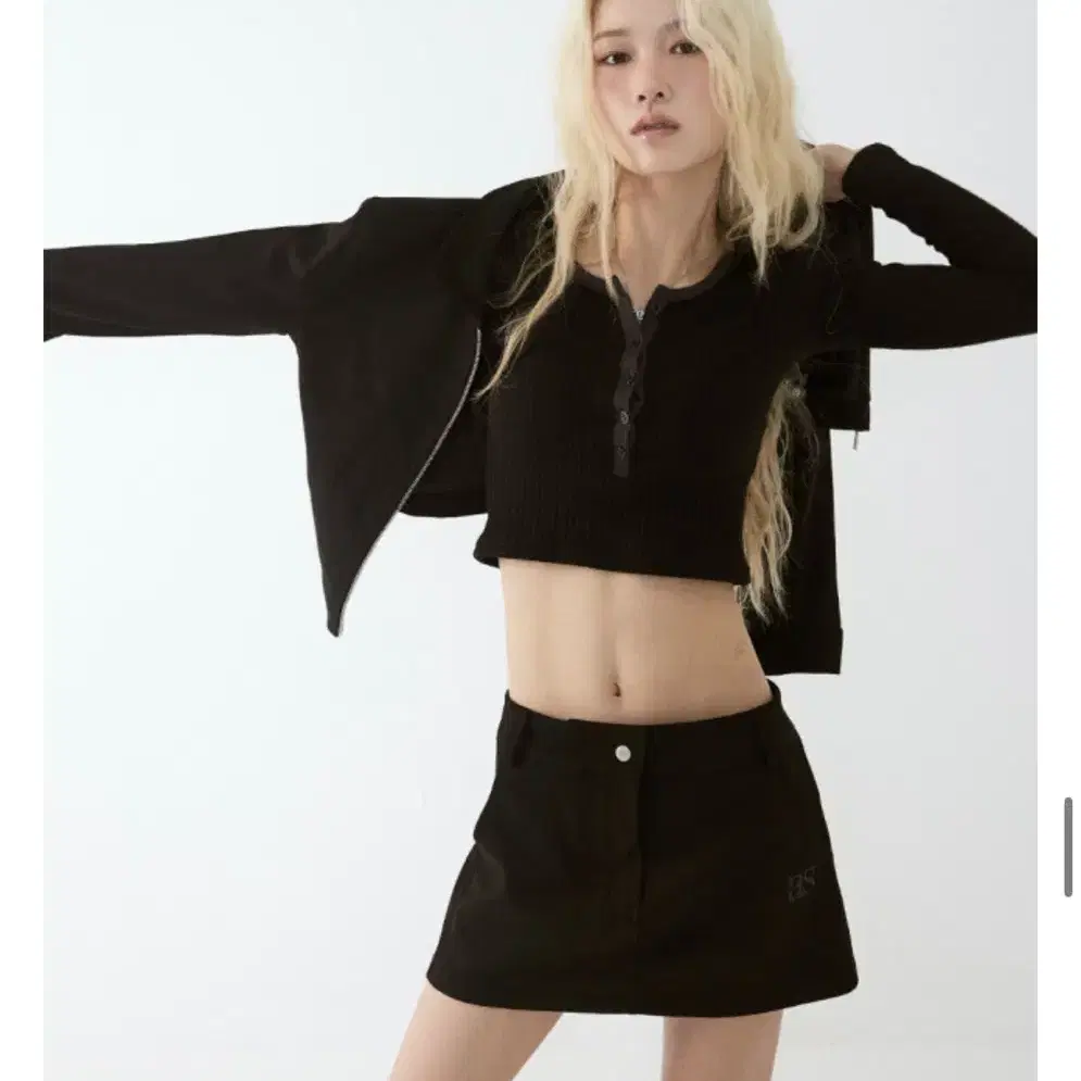 애즈온  DIX SUEDE SKIRT 스웨이드 스커트M