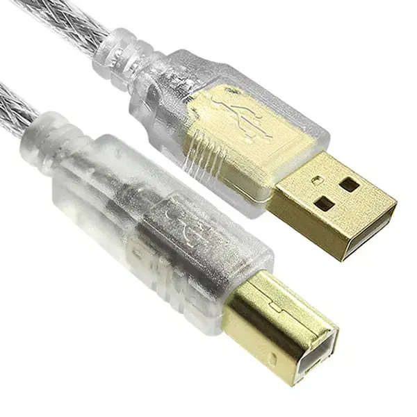 AM-BM USB2.0ver 연결 투명 케이블 3m