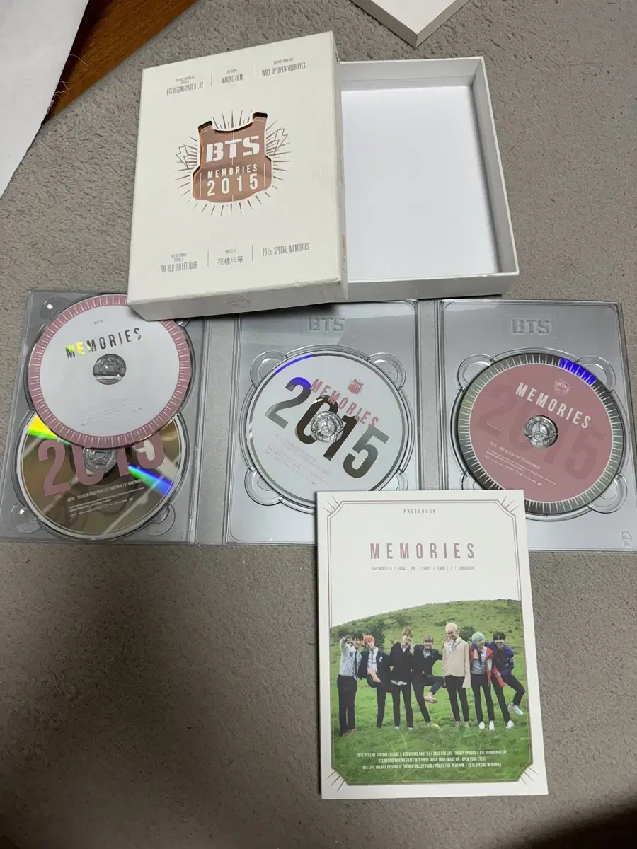 BTS 2015 메모리즈 방탄 방탄소년단 디비디 dvd