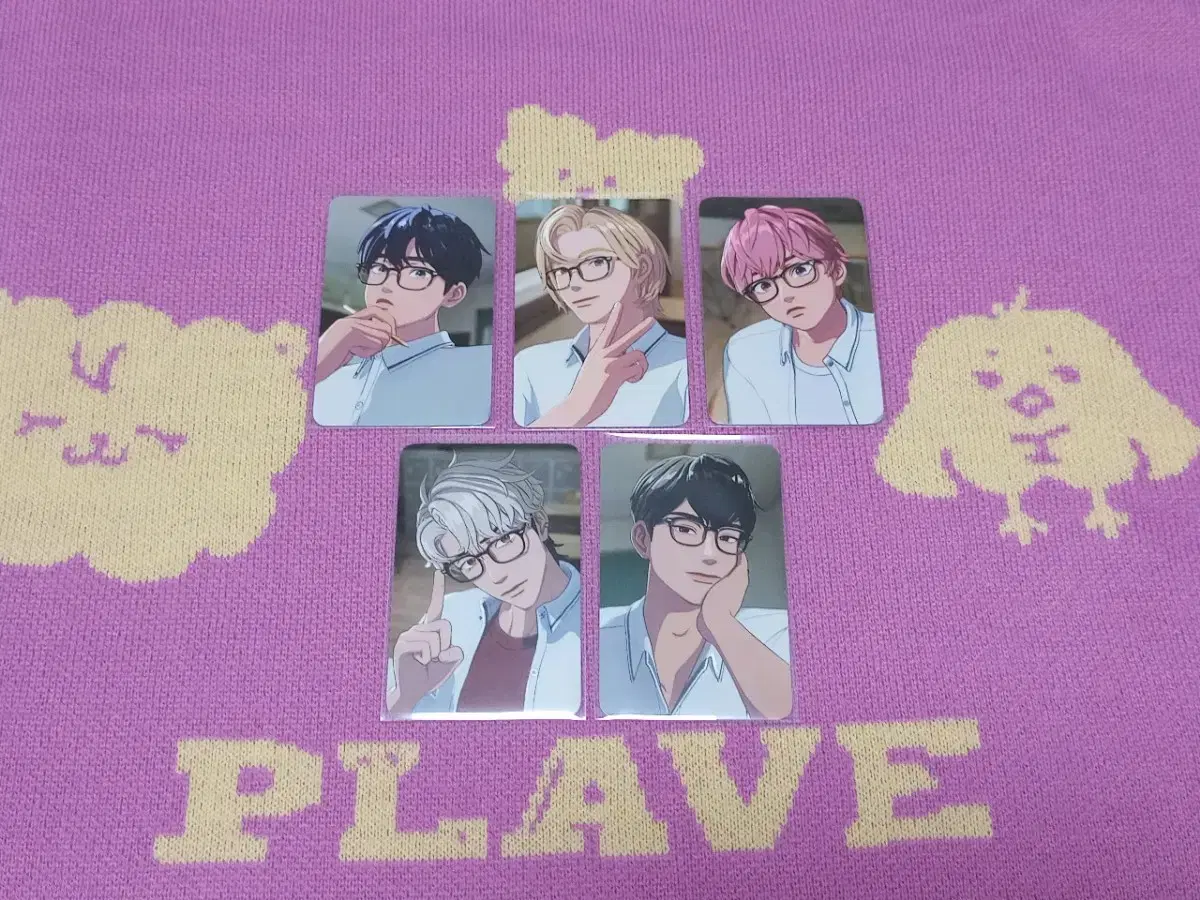 Plave GlassesPhotoCard bulk ktwon4u ld yejun noah bamby eunho Hamin