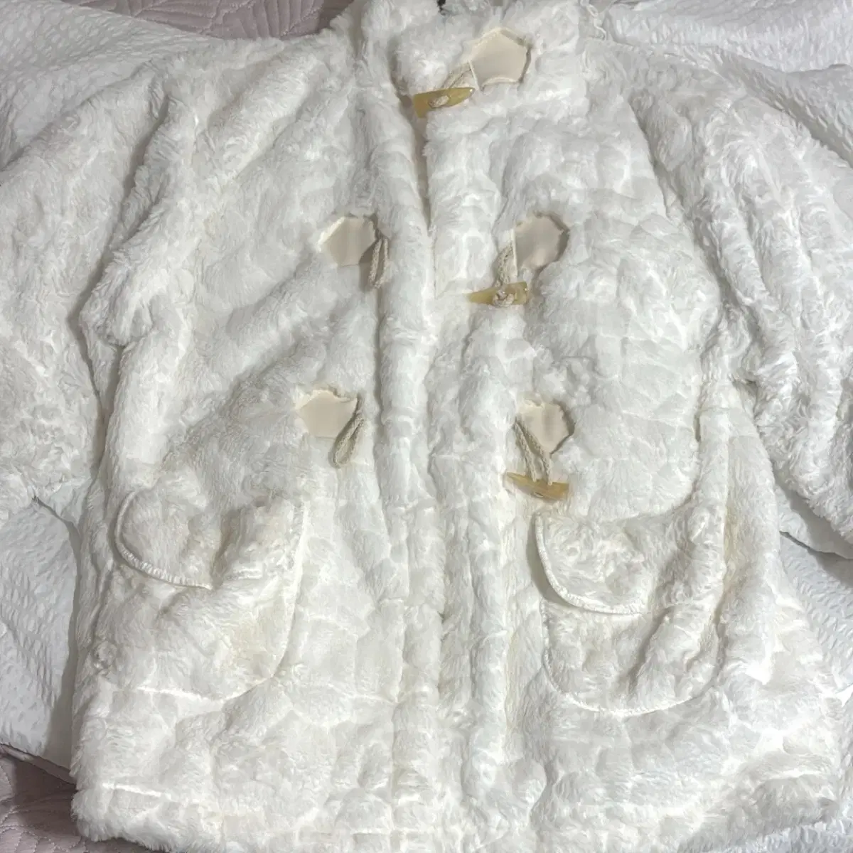 Lolita Gyaru San vintage fleece coat