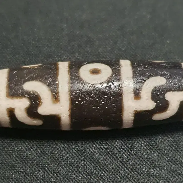 흑마노 풍화 연사법기 천주 4.8cm