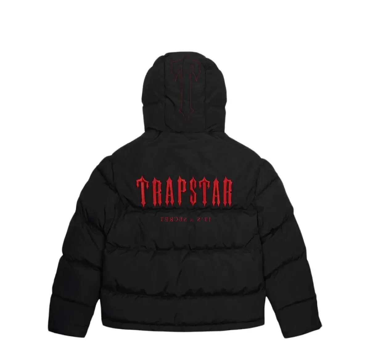 Trapstar 2.0 puffer 트랩스타 패딩 블랙 레드 2.0