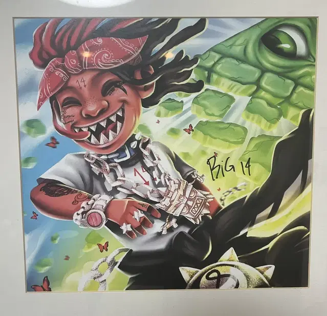 TRIPPIE REDD(트리피 레드) 친필사인 LP