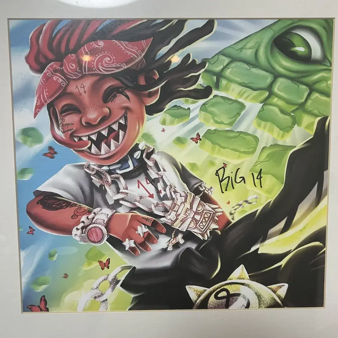 TRIPPIE REDD(트리피 레드) 친필사인 LP