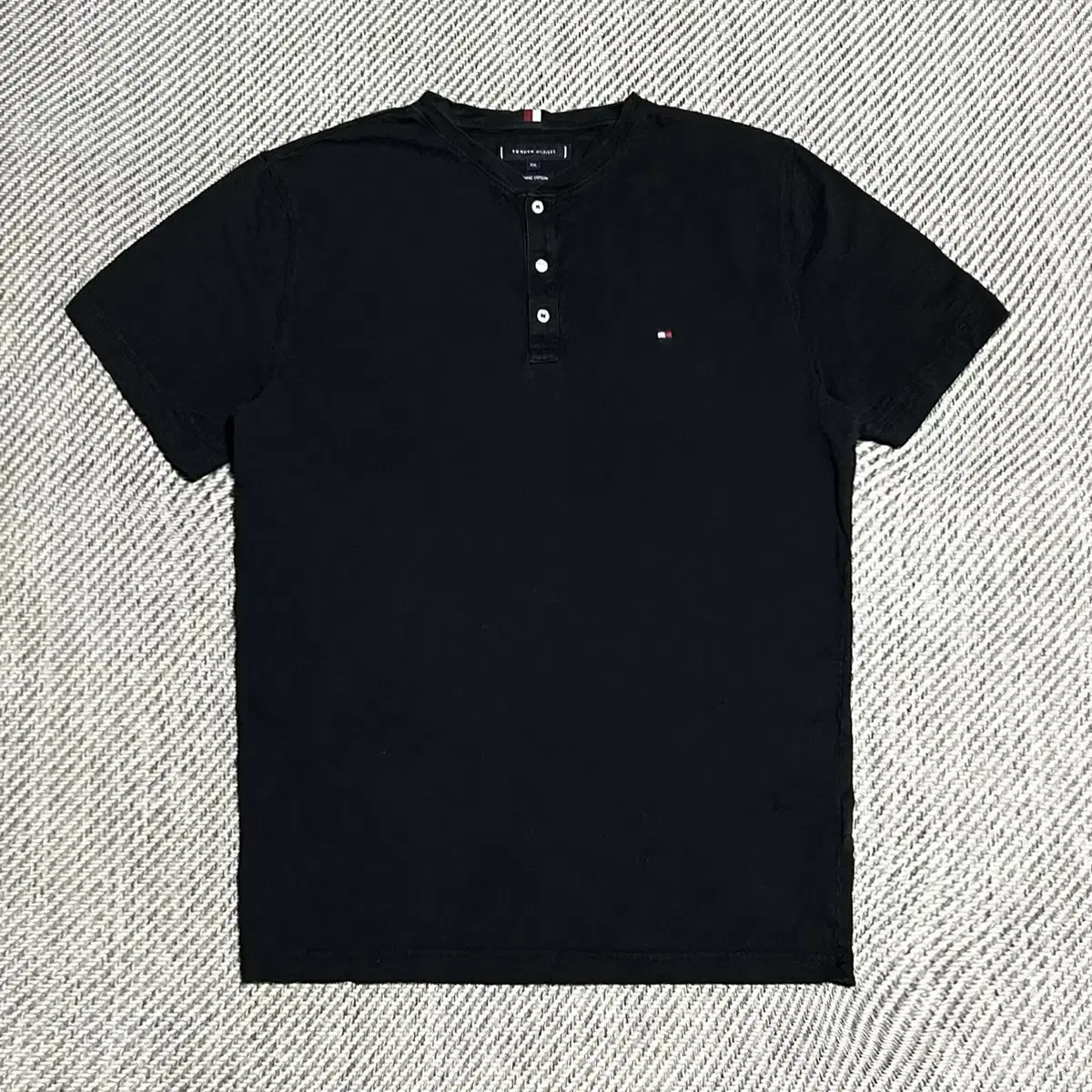 [ XL ] Tommy Tommy Hilfiger Henley Neck T-shirt