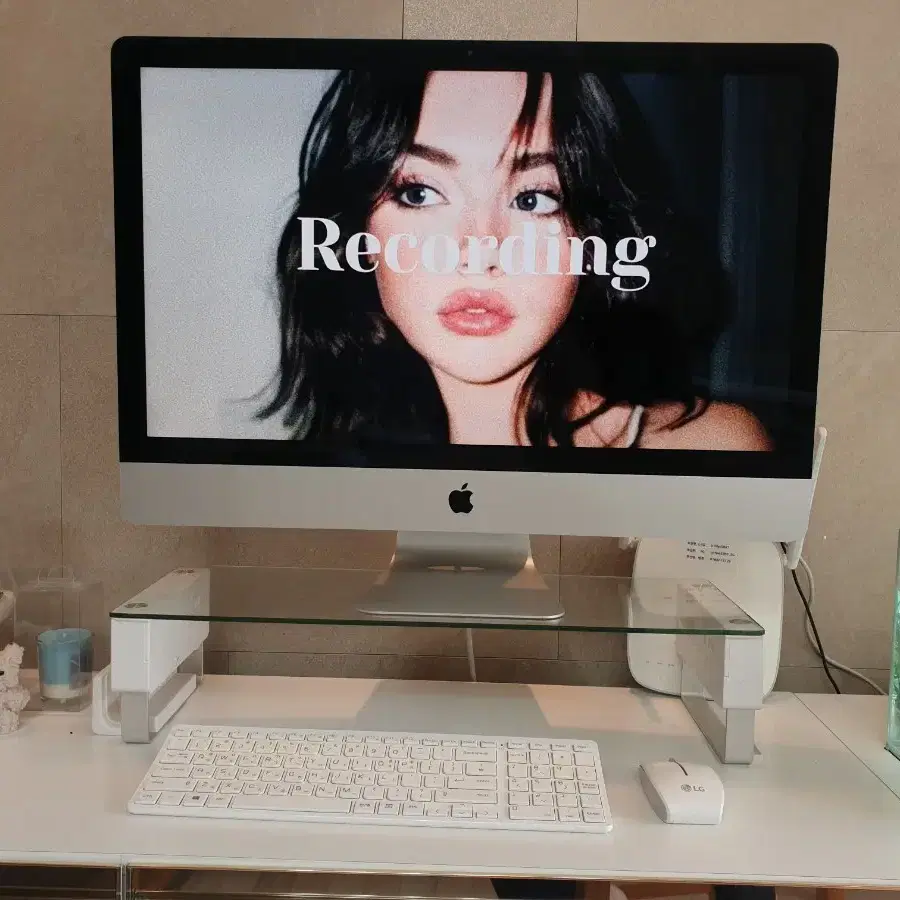 애플 imac 27인치 5k모니터 일체형 pc 맥과 원도우 둘다사용