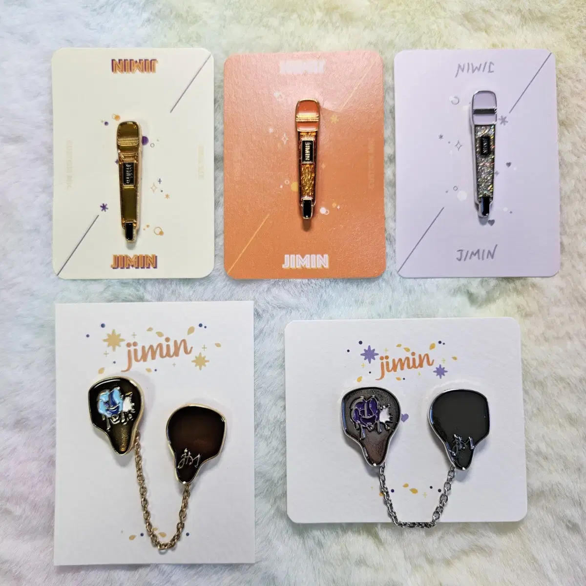 BTS jimin park jimin Microphone In-Ear Badge WTS