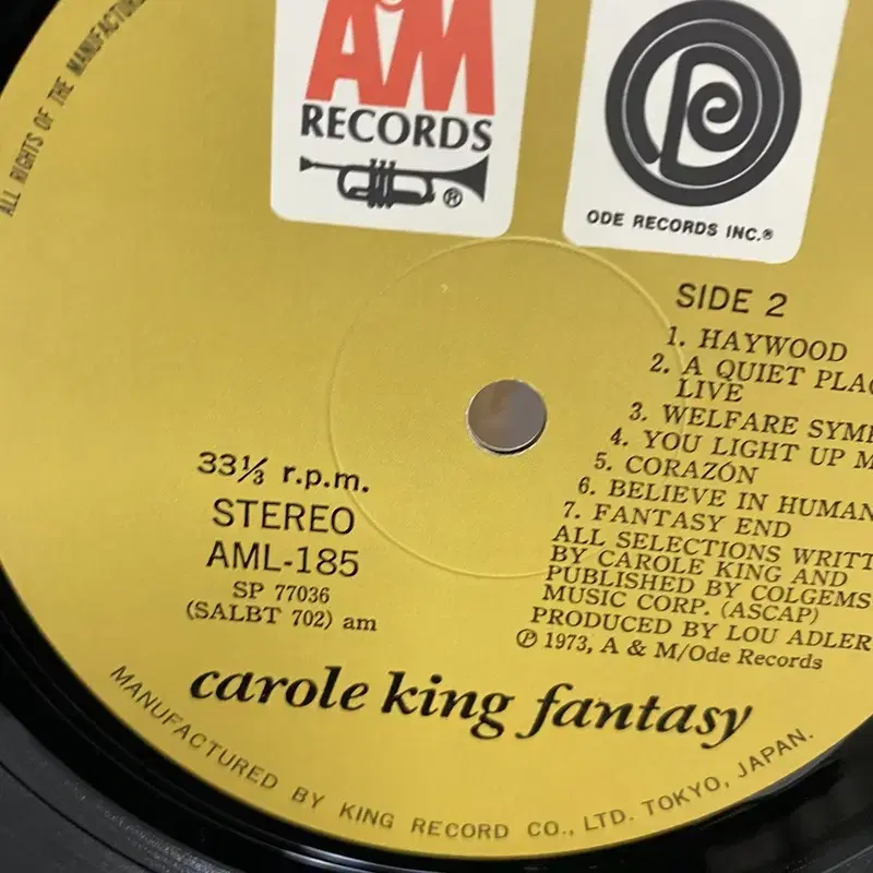 CAROLE KING  LP / C725