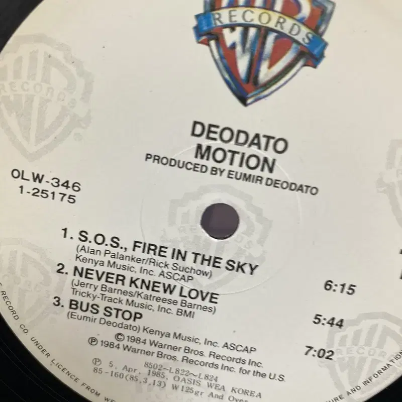 DEODATO MOTION LP / AA342