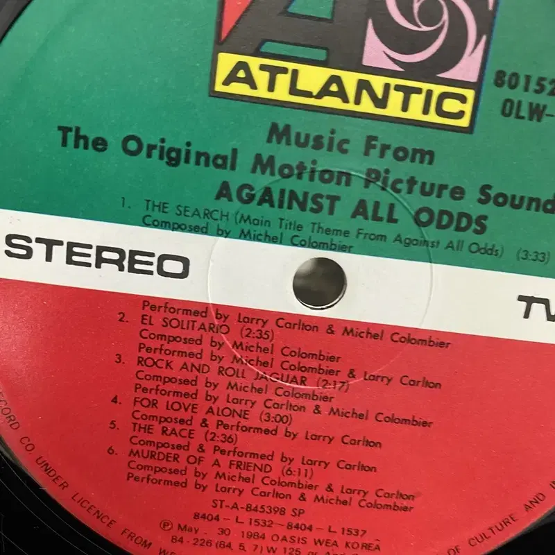 AGAINST ALL ODDS  LP / AA345