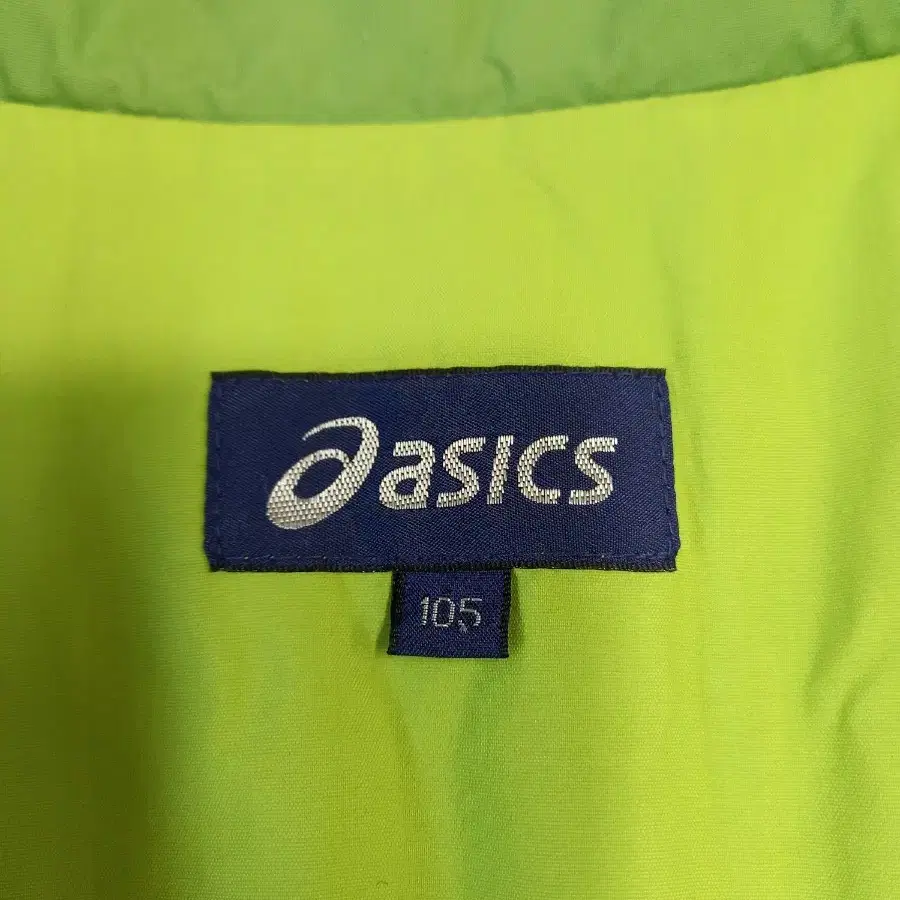 XL105 asics 봄가을용 바람막이 등산복 연두 XL-302