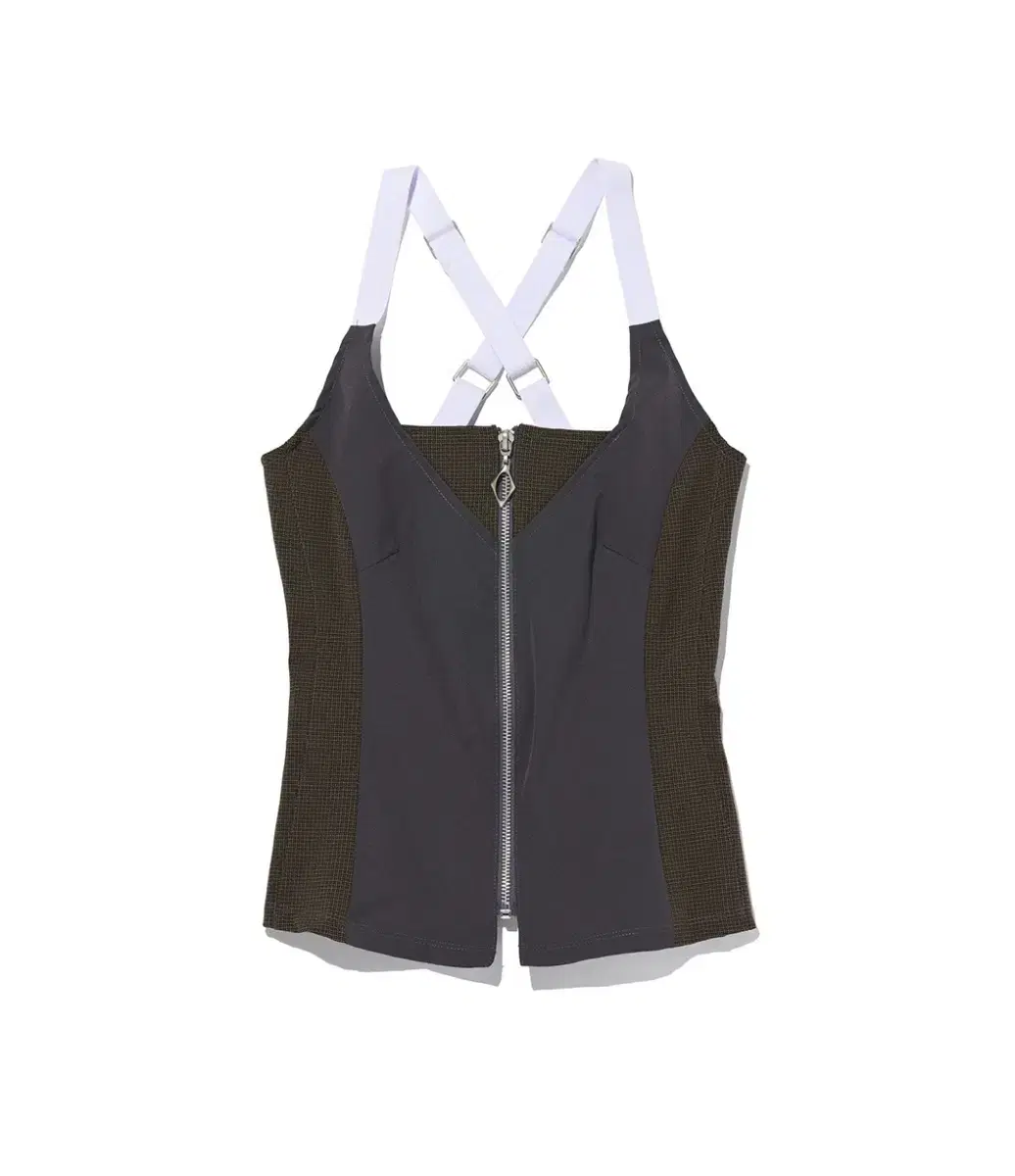 MSCHF strap zip up sleeveless (s)