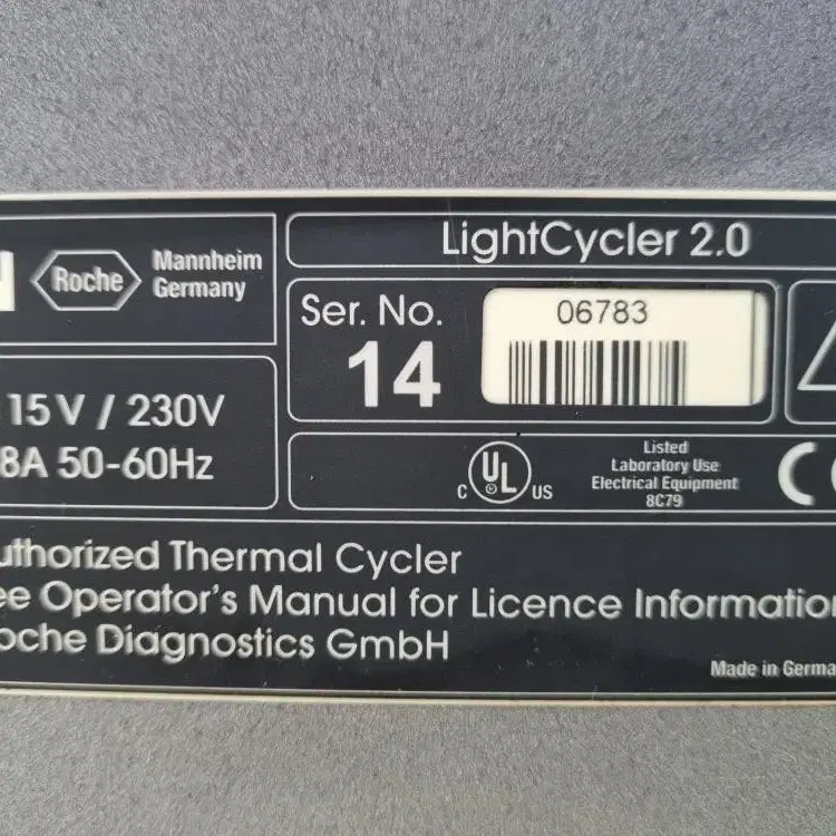 ROCHE LightCycler 2.0 열순환기