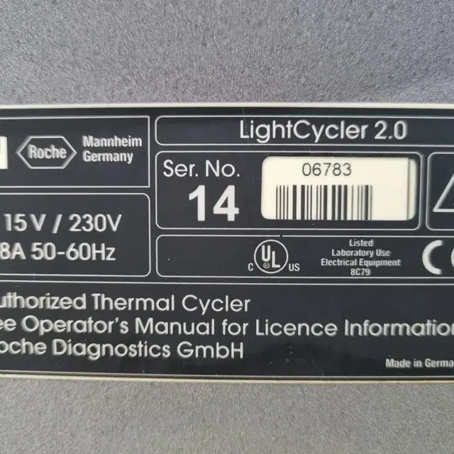 ROCHE LightCycler 2.0 열순환기