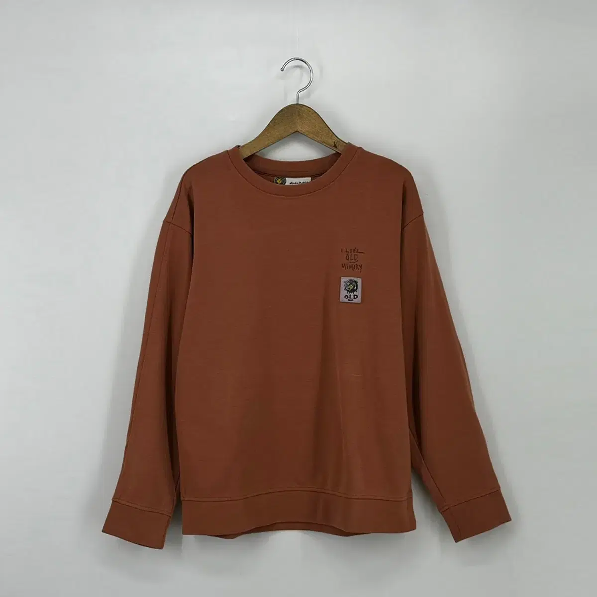 마인드브릿지 맨투맨 티셔츠 (66 size / BROWN)