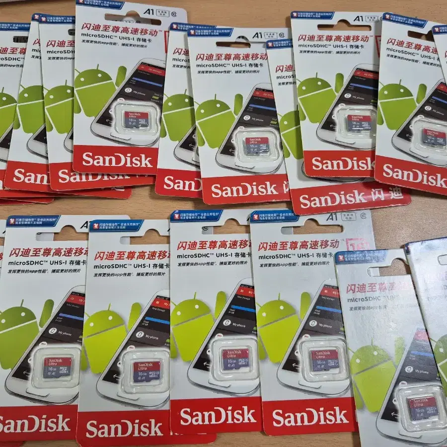 Sandisk micro SD 16GB, 개 당 2천원