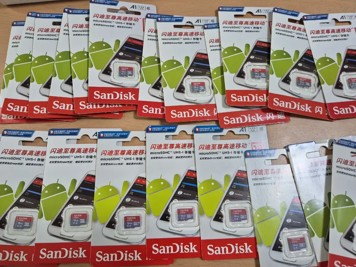 Sandisk micro SD 16GB, 개 당 2천원