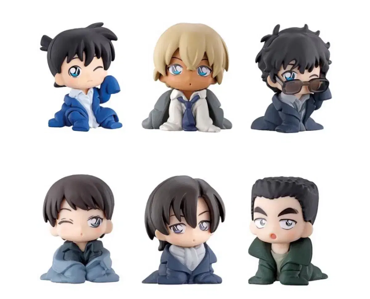 Price Reduced) Detective Conan Chijimase 8th Police Motoki Jo Amuro Matsuda Full Set