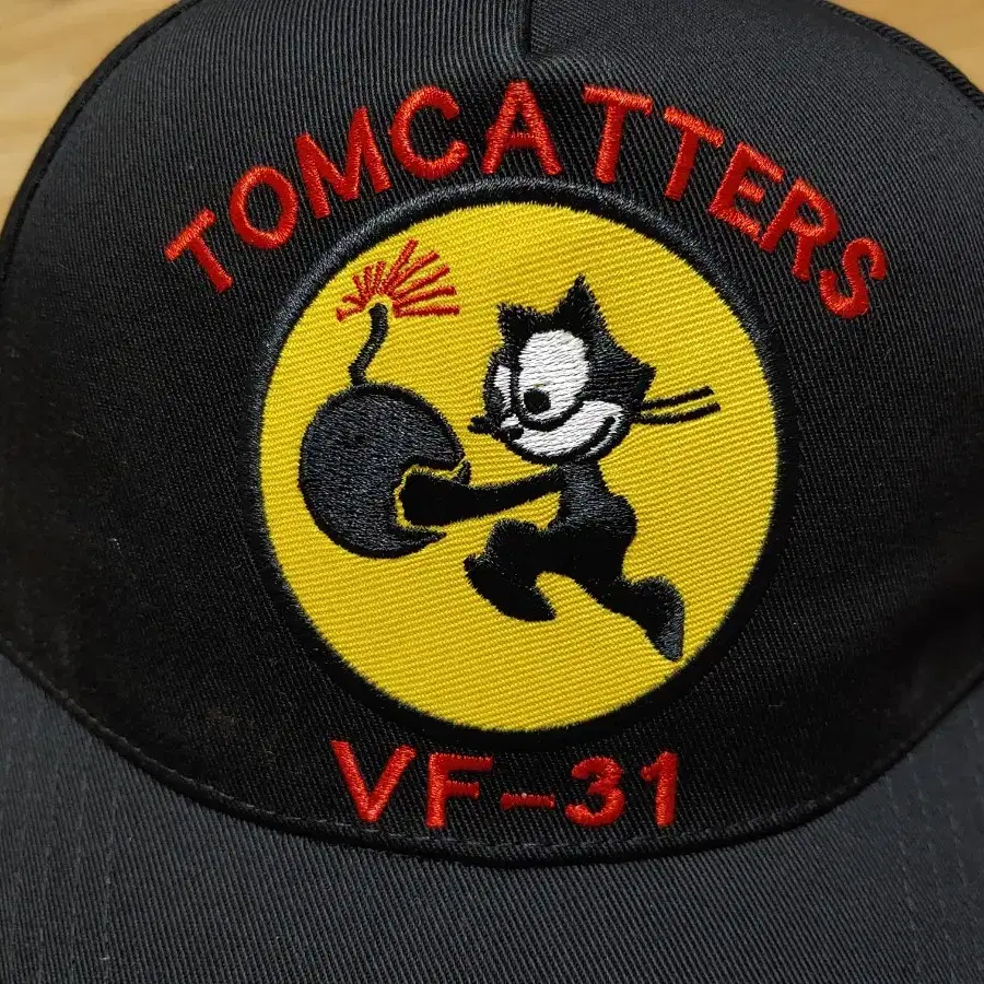 미해군 F-14항공단 VF-31 TOMCATTERS 함상모 블랙 데드스탁