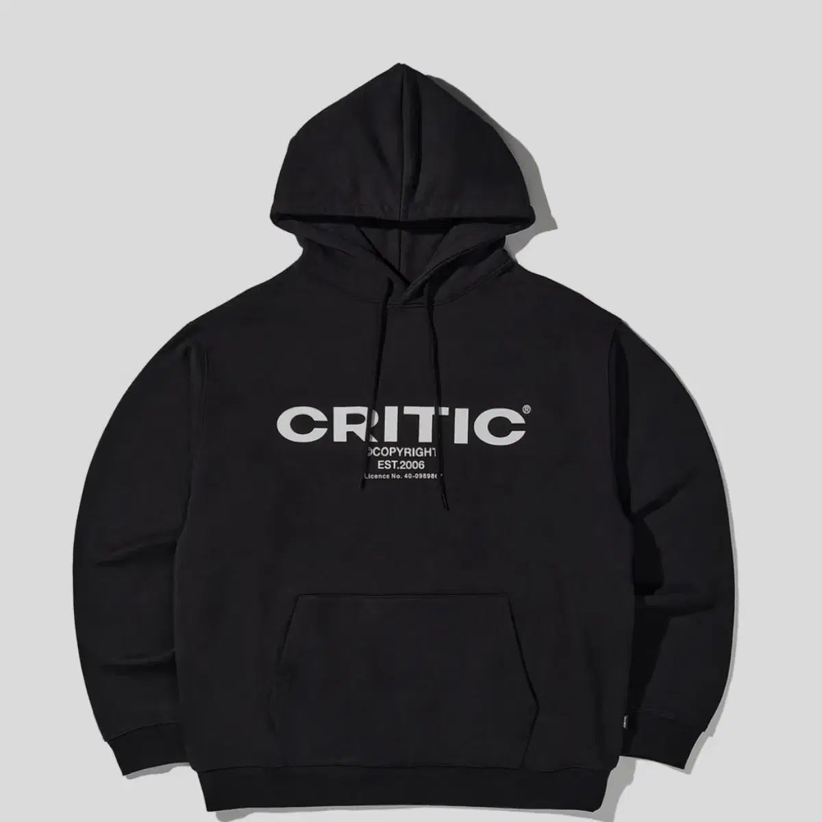 크리틱 OG Logo Hoodie Black (XL)